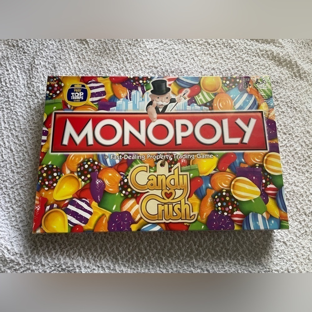 NEW Monopoly Candy Crush Board Game Sealed